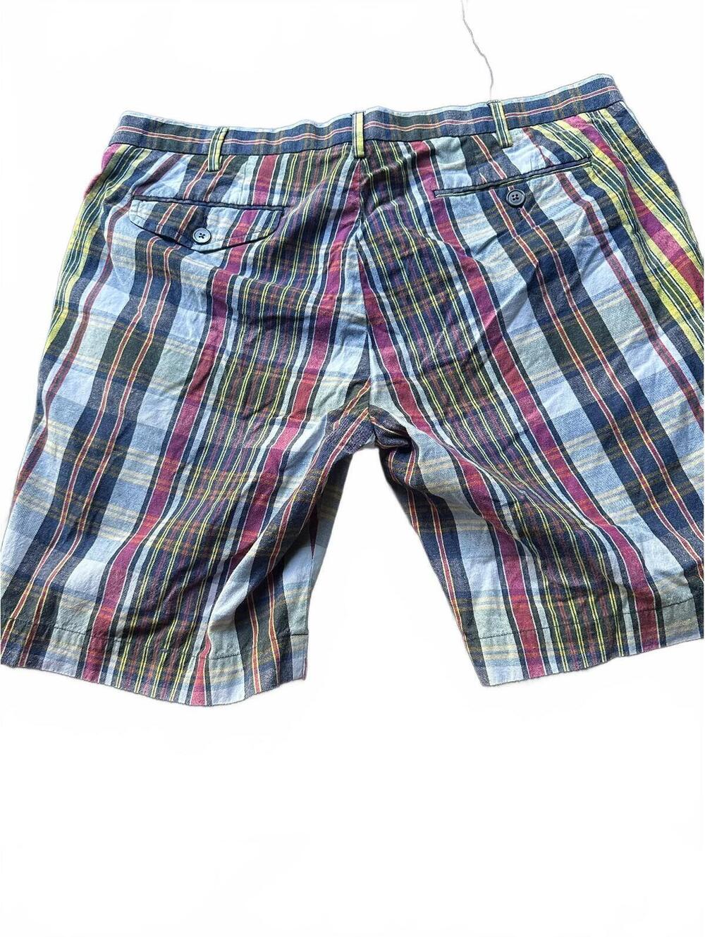 Polo Ralph Lauren Madras Plaid Shorts 34 Slim Fit - Picture 2 of 5
